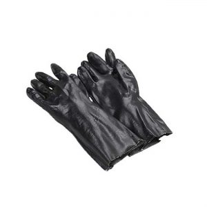 Guante Negro de PVC con Forro 14" / 9014 Johnson Wilshire